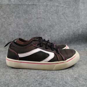 Wonder Nation Shoes Kids 4 Casual Sneakers Canvas Lace Up Skate Style Black